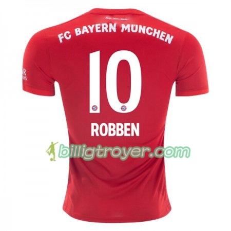 Billige Fotballdrakter FC Bayern München Arjen Robben 10 Hjemmedraktsett 2019/20 Kortermet